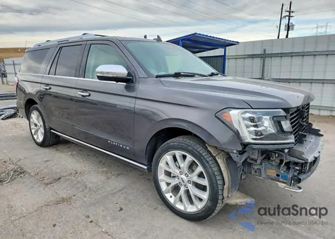 2018 Ford Expedition Max Platinum z USA, uszkodzony, nr VIN 1FMJK1MT0JEA34478